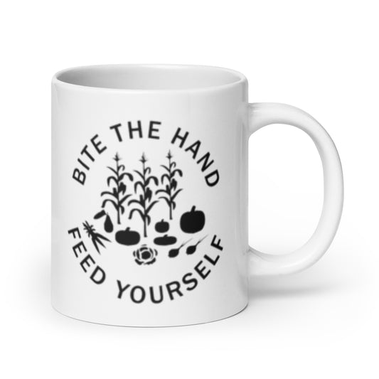 Bite The Hand, Feed Yourself Mug